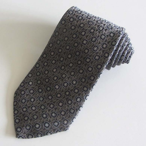 Robert Talbott Nordstrom geometric silk tie USA - Picture 1 of 4